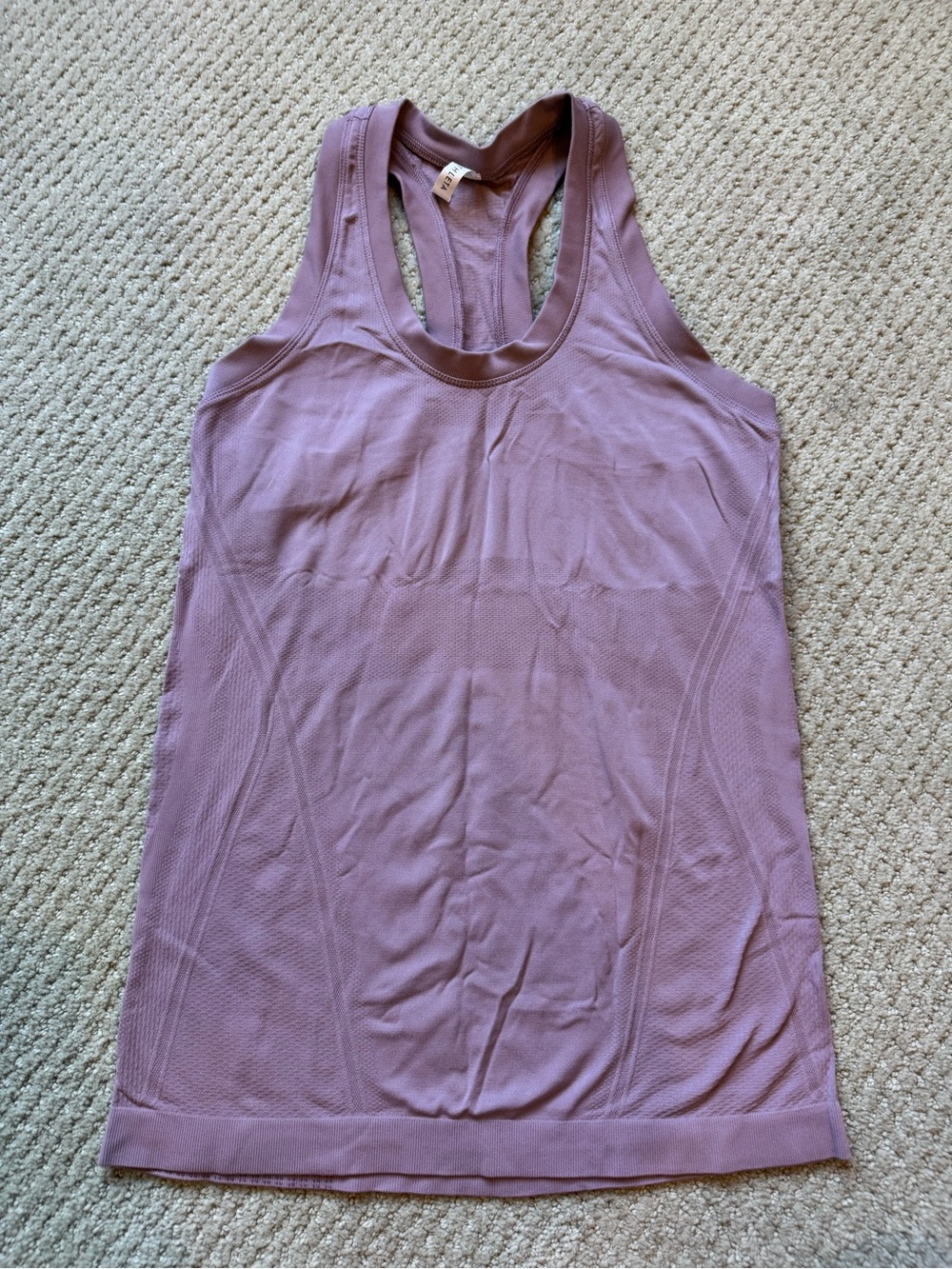 Athleta Mauve Racerback Performance Tank